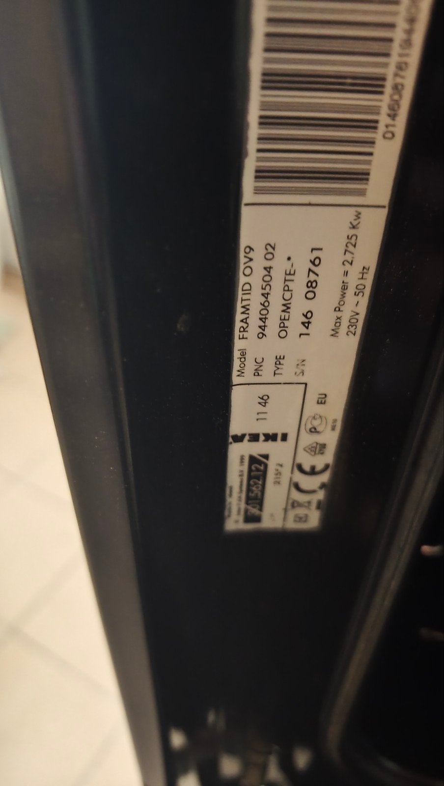 four Ikea Framtid OV9, Elektronische apparatuur, Ovens, Ophalen, IKEA, Oven
