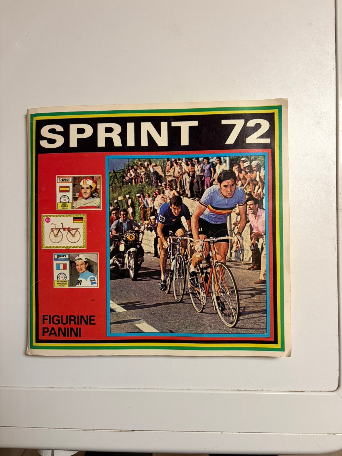 Panini sprint 72 compleet, Ophalen of Verzenden, Gebruikt, Poster, Plaatje of Sticker