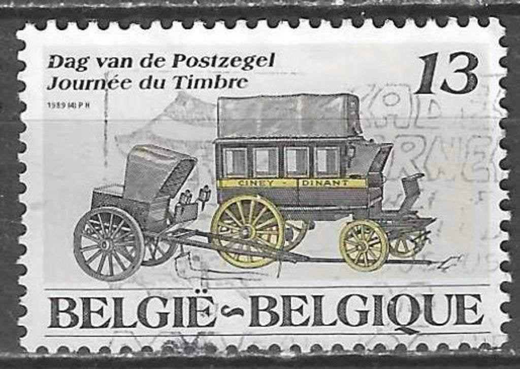 Belgique 1989 - Yvert/OBP 2322 - Journée du timbre (ST), Envoi, Affranchi, Oblitéré
