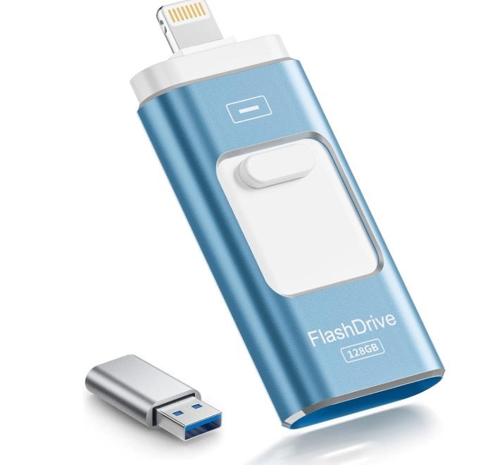 Clé USB 128 Go 3-en-1 pour iPhone, USB-C et USB 3.0, Computers en Software, USB Sticks, Ophalen of Verzenden