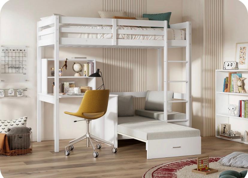 Slaapkamer kind hoogslaper, Ophalen, Eenpersoons, 210 cm, 160 tot 180 cm