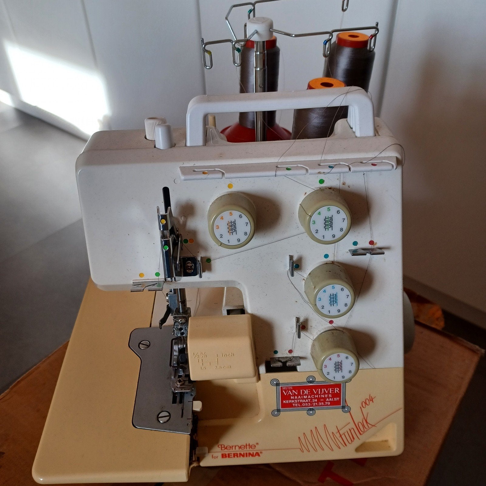 overlockmachine te koop, Hobby en Vrije tijd, Ophalen, Bernina
