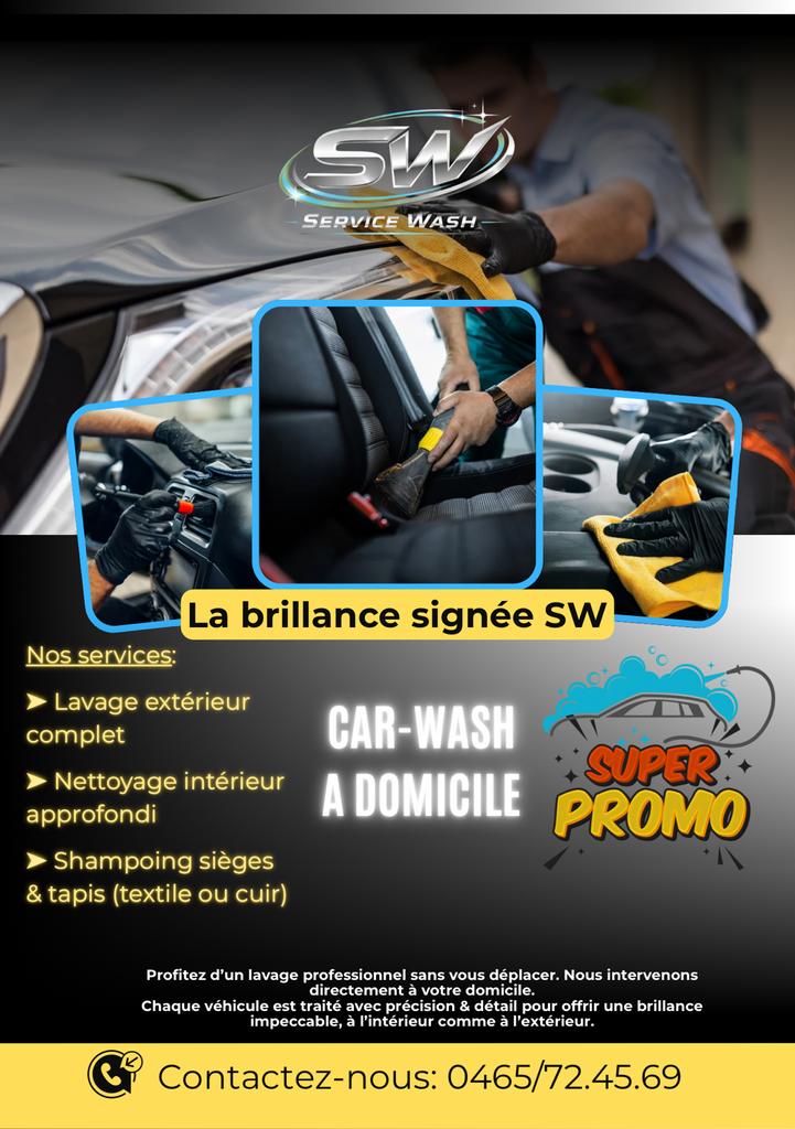 Car wash auto a domicile, Ophalen