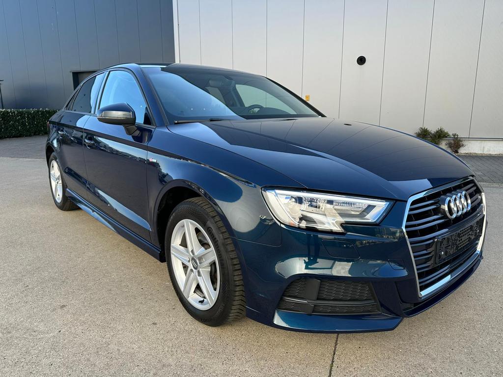 Audi A3 S-line 1.6d automaat LED|Navi|Cruise|Multi|trekh|BTW, Autos, Achat, Euro 6, Entreprise, Entretenue par le concessionnaire