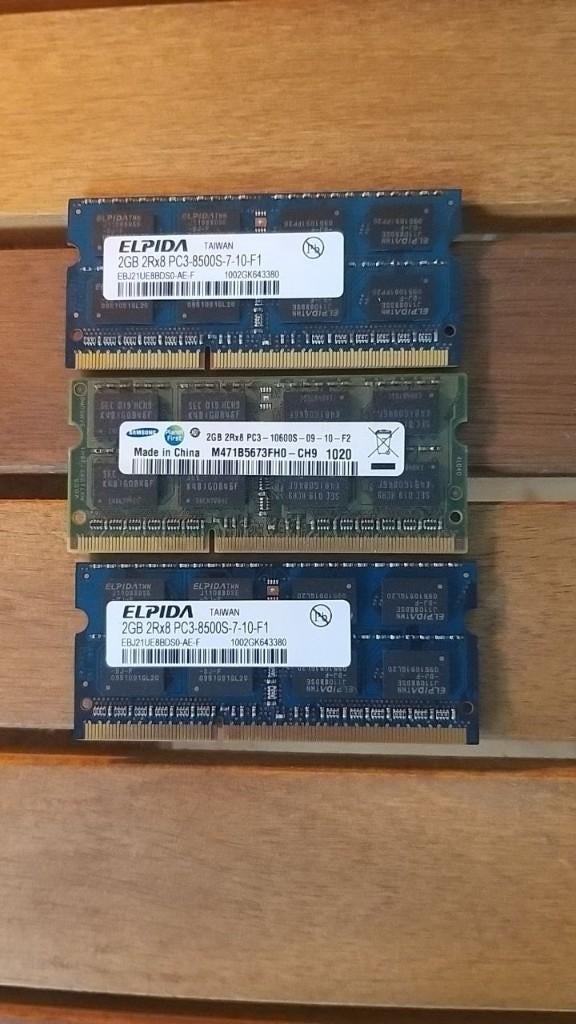 ddr3, Computers en Software, RAM geheugen, Ophalen, Gebruikt, 8500S en 10600S, DDR3