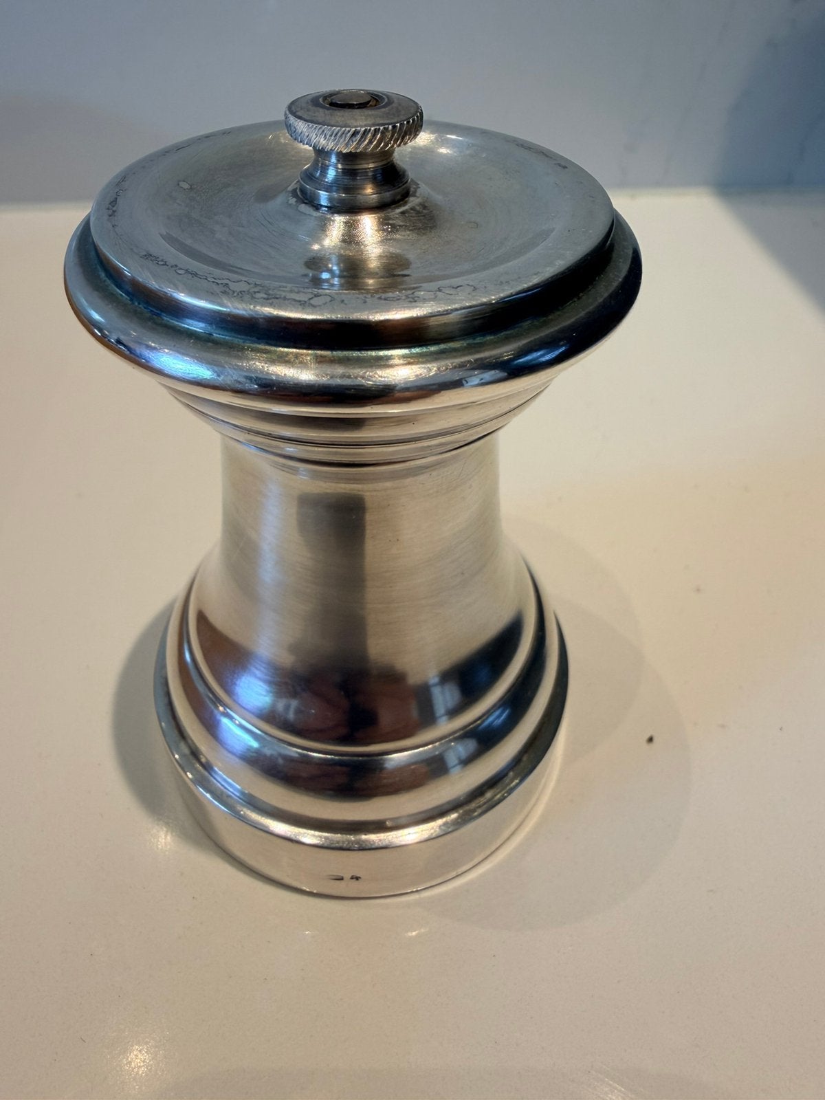 Luxe vintage zilveren pepermolen Ravinet d'Enfert, Antiek en Kunst, Ophalen of Verzenden