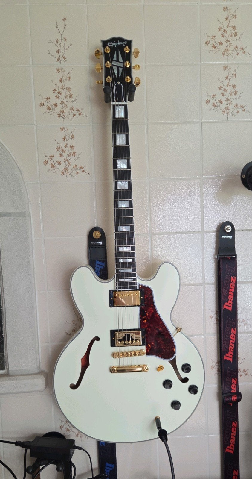 epiphone 1959 es-355 inspired by gibson custom, Musique & Instruments, Enlèvement, Comme neuf, Semi-solid body, Epiphone