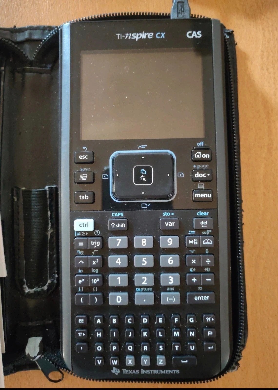 TI-Nspire cx CAS Texas instruments 
Avec pochette, Ophalen of Verzenden