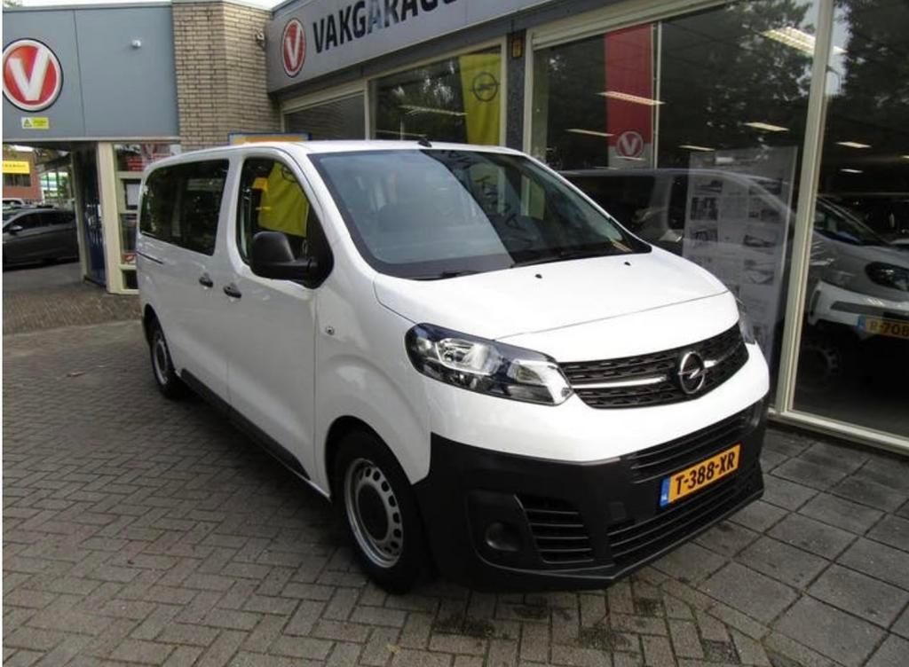 14 stuks Opel Vivaro 9 persoons L2 2021 airco, Auto's, 4 deurs, Stof, Zwart, 4 cilinders