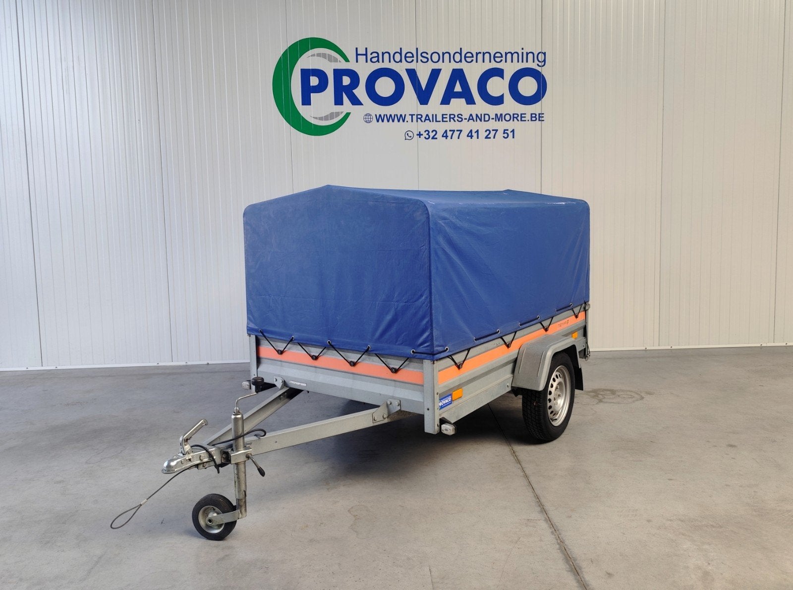 aanhangwagen 750kg — keuringsvrij — coc-attest — perfecte st, Ophalen