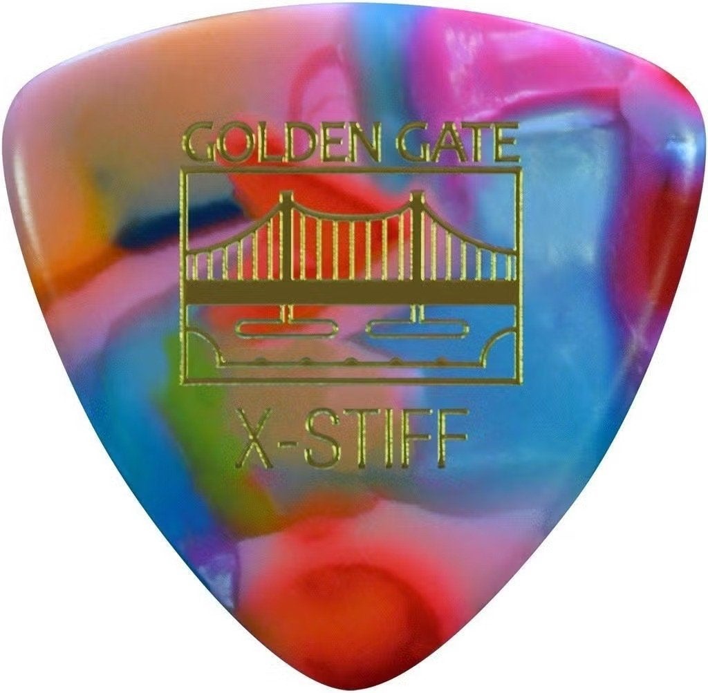 Golden Gate MP-107 Large Triangle Clown Barf plectrum X-Stif, Musique & Instruments, Enlèvement ou Envoi, Neuf, Guitare acoustique