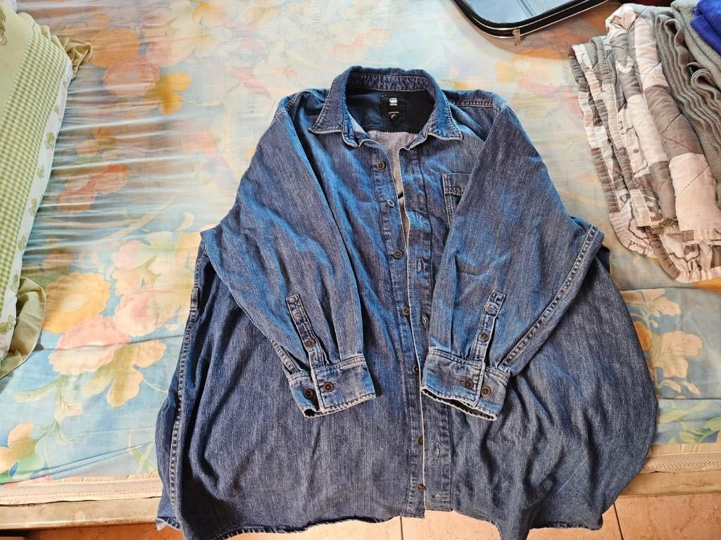 G star Raw dames vest XL spijkerstof, Blauw, Maat 46/48 (XL) of groter, Nieuw, Ophalen of Verzenden