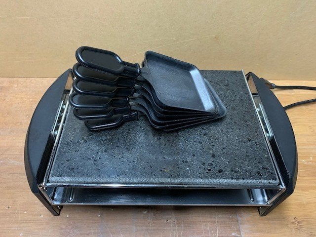 stonegrill,raclette,gourmet Princess, Ophalen, Vaatwasmachinebestendig, Zo goed als nieuw, Steengrill