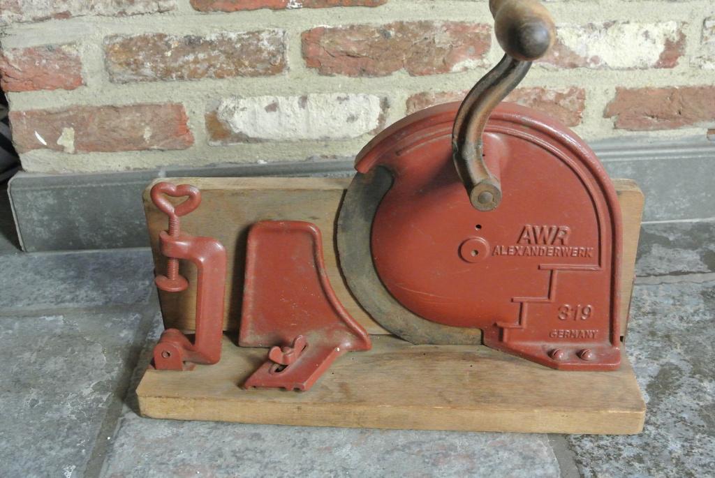 oude brood snijmachine, Antiek en Kunst, Ophalen of Verzenden