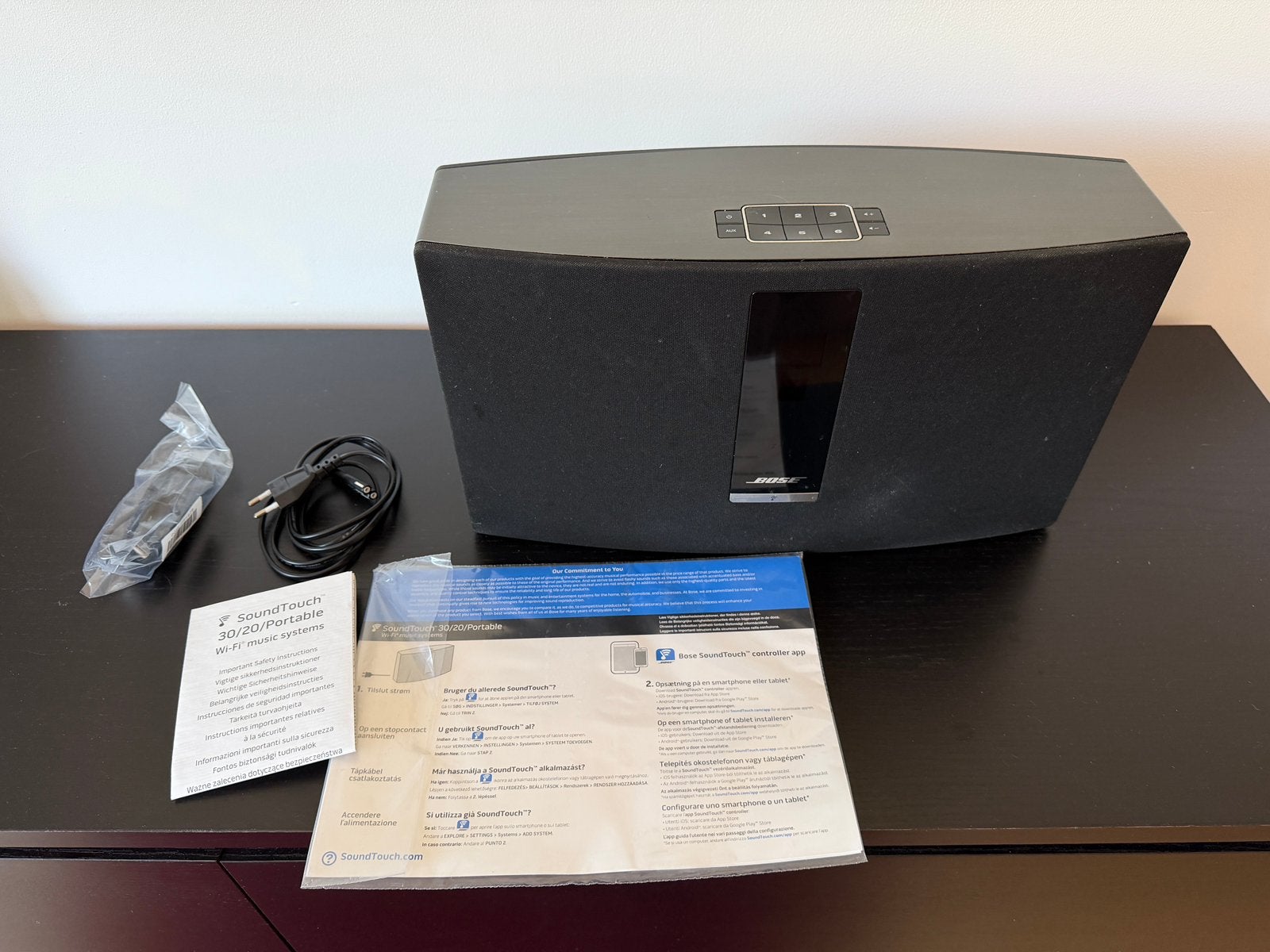 Bose SoundTouch 30 Series 2 wireless speaker, TV, Hi-fi & Vidéo, Enceintes, Télécommande, Enlèvement, Comme neuf, Bose