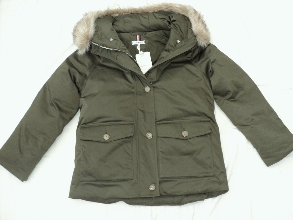Veste d'hiver Tommy Hilfiger, Neuf, Enlèvement ou Envoi, Vert, Taille 38/40 (M)