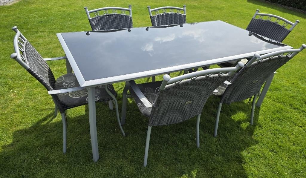 tuinset, Ophalen, Overige materialen, Gebruikt, 6 zitplaatsen