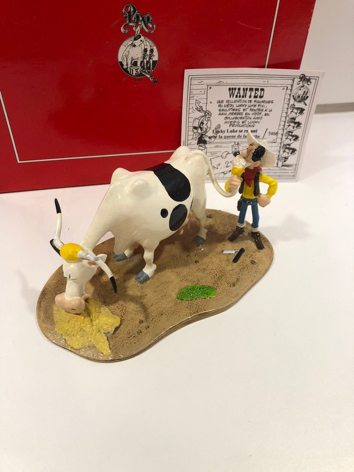 Lucky Luke scheert zich met de koeienstaart, pixi, Ophalen of Verzenden, Zo goed als nieuw