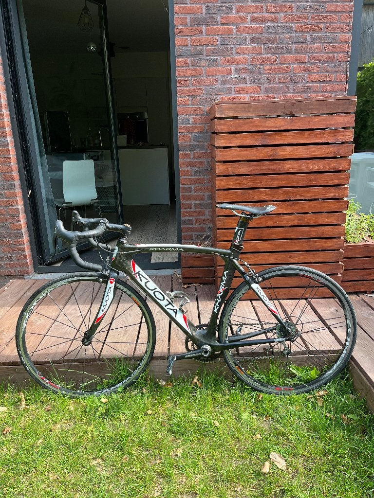 Koersfiets Kuota Kharma maat 52/54, campagnolo Veloce, 28 inch, Gebruikt, Carbon, Meer dan 20 versnellingen
