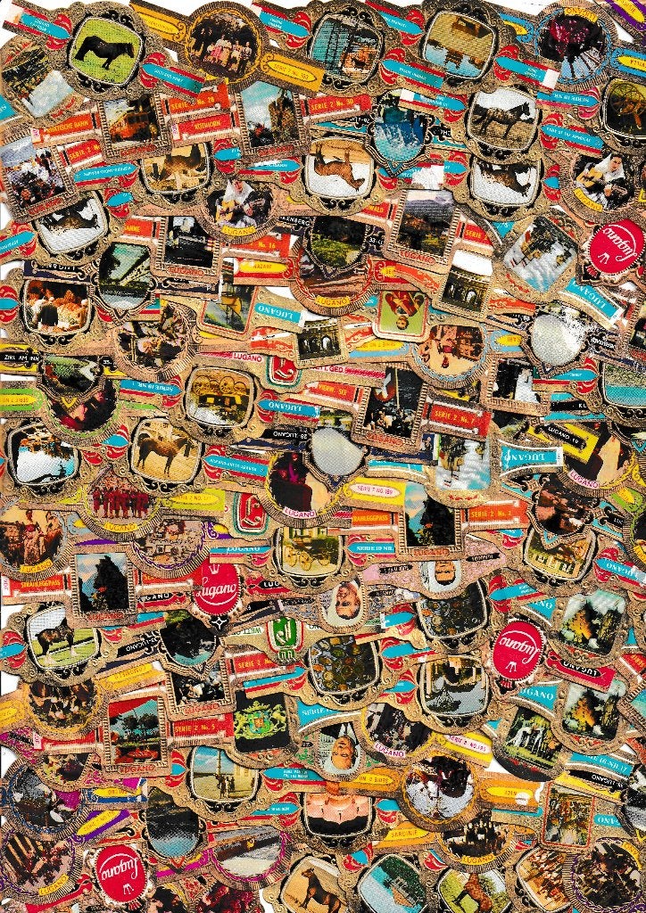 lot de 1000 pièces de bracelets à cigares de Lugano,, Enlèvement ou Envoi, Utilisé, Bagues de cigare