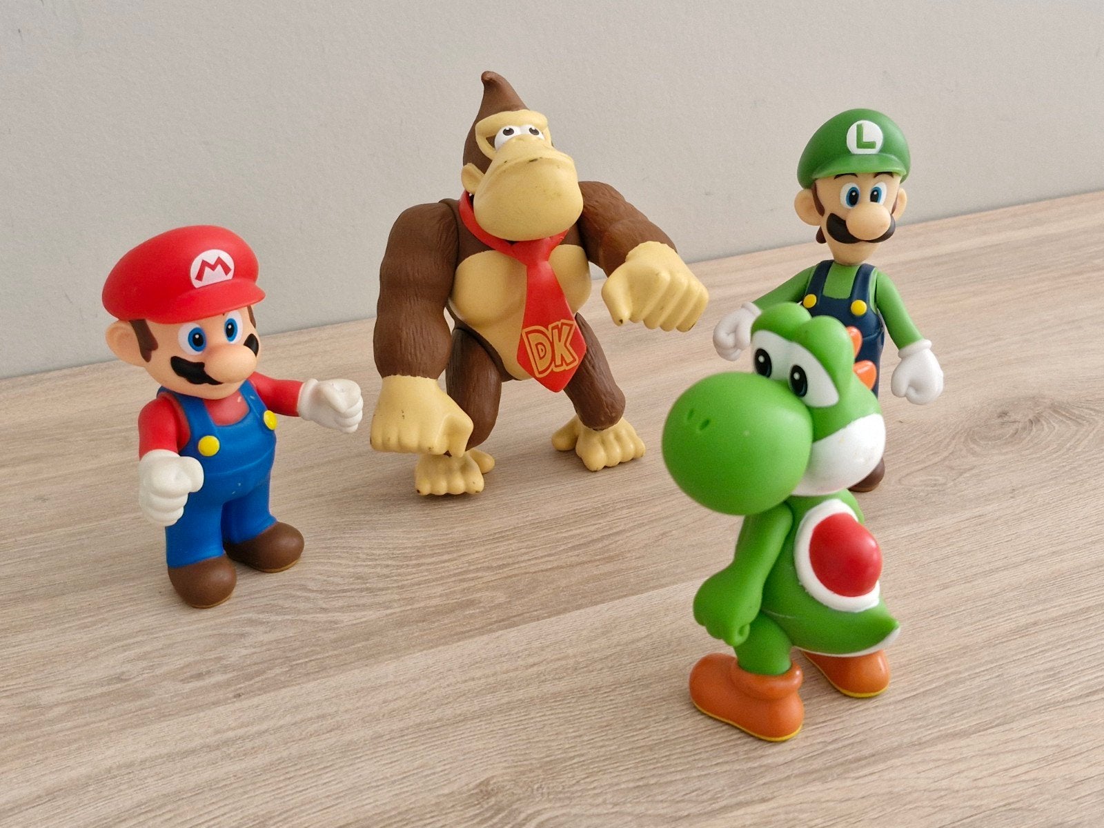 4 oudere actiefiguren Super  Mario ,large collection 2008, Verzamelen, Ophalen of Verzenden, Gebruikt