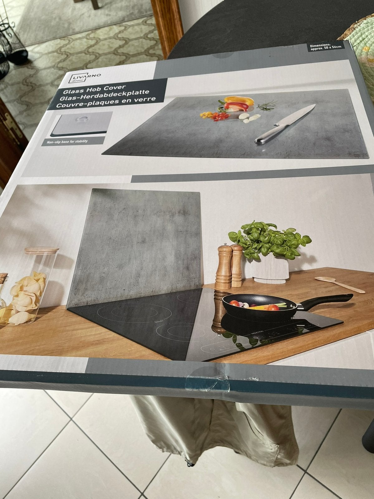 Een nieuwe Hob Cover glas plaat, Ophalen, Nieuw