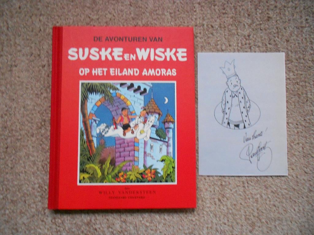 Suske en Wiske 2- Op het Eiland Amoras -Klassiek +tek Geerts, Willy Vandersteen, Eén stripboek, Nieuw, Ophalen of Verzenden