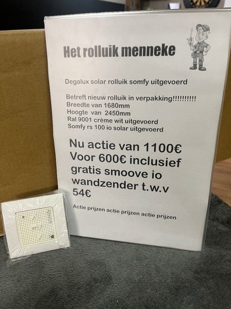 Solar rolluiken somfy en Brel uitgevoerd, Ophalen, Overige kleuren, 100 tot 150 cm, 150 tot 200 cm