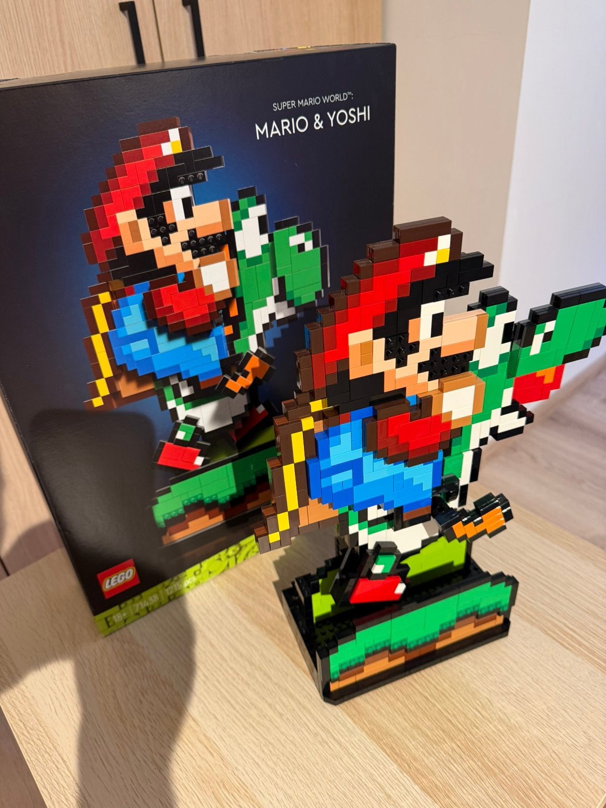 Lego 71438 - Mario et Yoshi - Super Mario Lego - comme neuf, Lego, Ensemble complet, Instructions incluses, Comme neuf