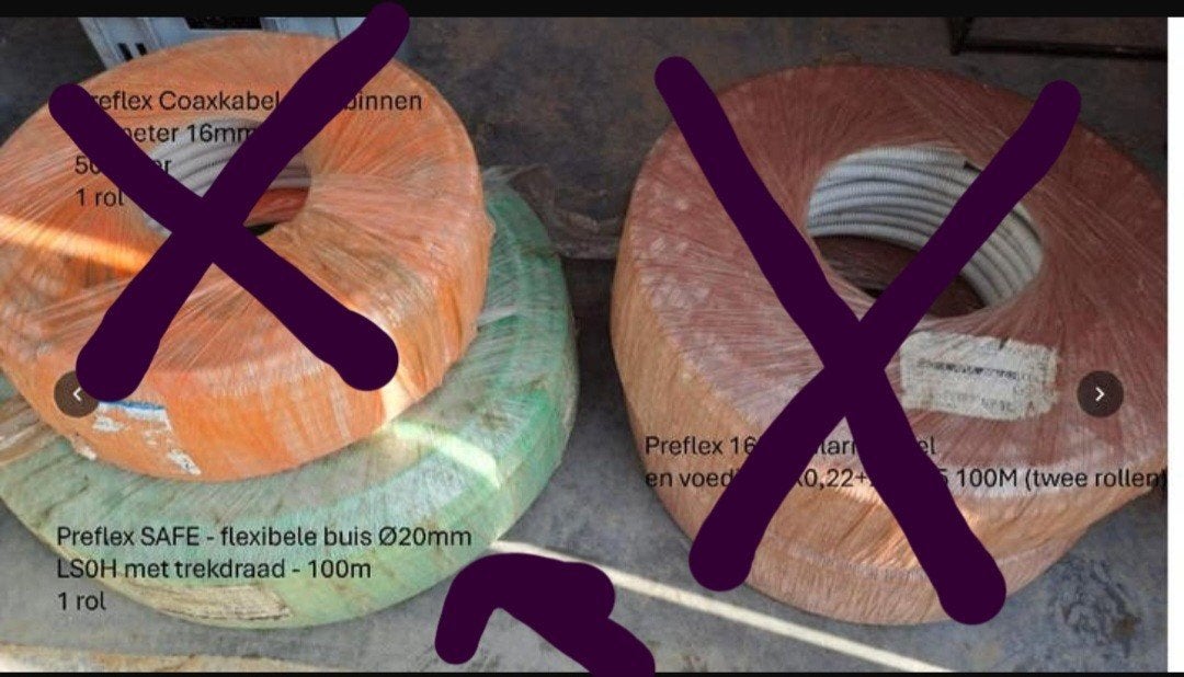 PREFLEX SAFE diam 20mm 100m 1 rol, Bricolage & Construction, Électricité & Câbles, Neuf, Câble ou Fil électrique, Enlèvement
