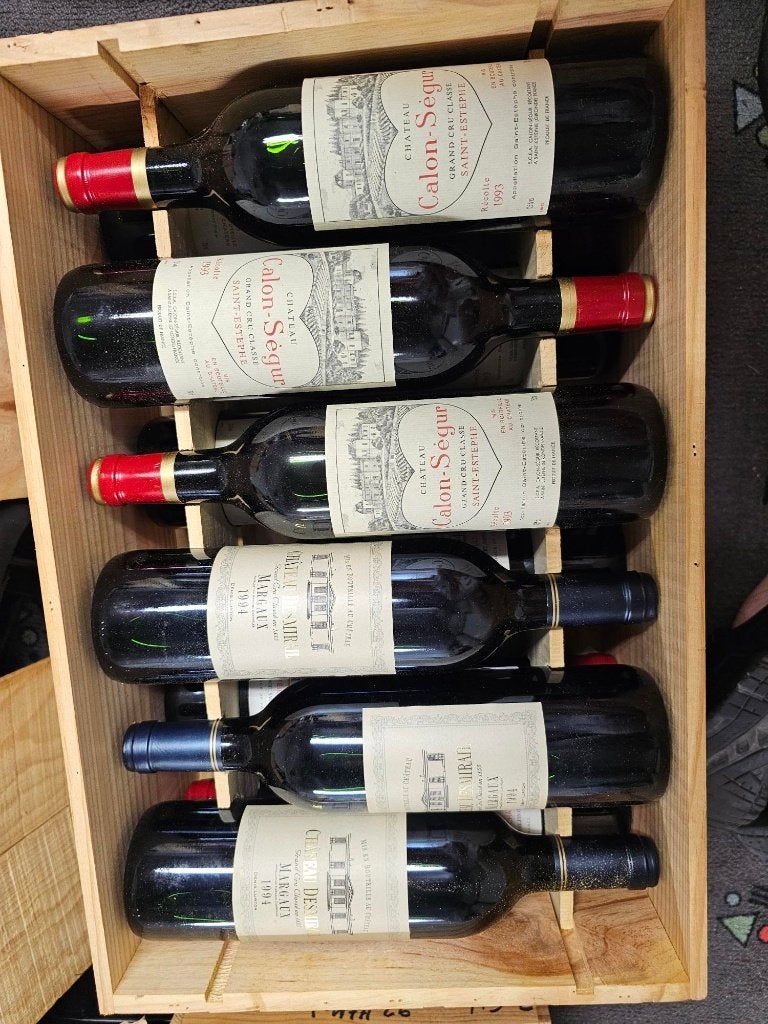 CAISSE Vins (Château Calon Ségur et Château Desmirail), Enlèvement, Neuf, Vin rouge