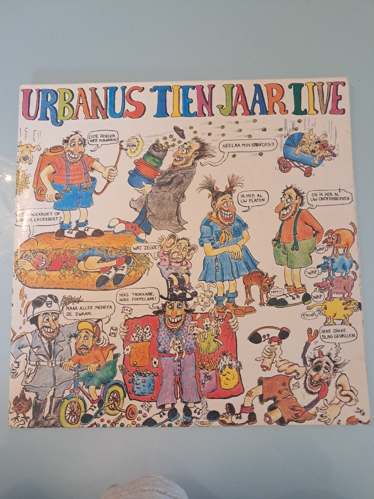 urbanus 10 jaar live...1983..3lp complete, Cd's en Dvd's, Ophalen of Verzenden, Zo goed als nieuw, LP