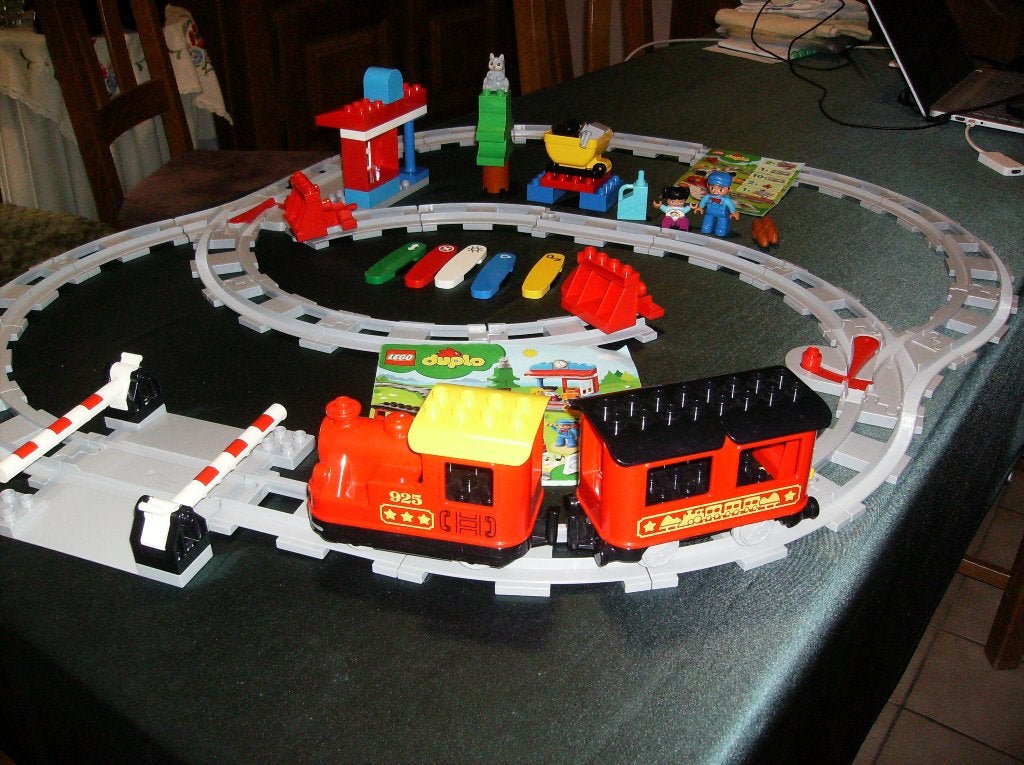 duplo  10874 stoomtrein, Ophalen, Zo goed als nieuw, Duplo