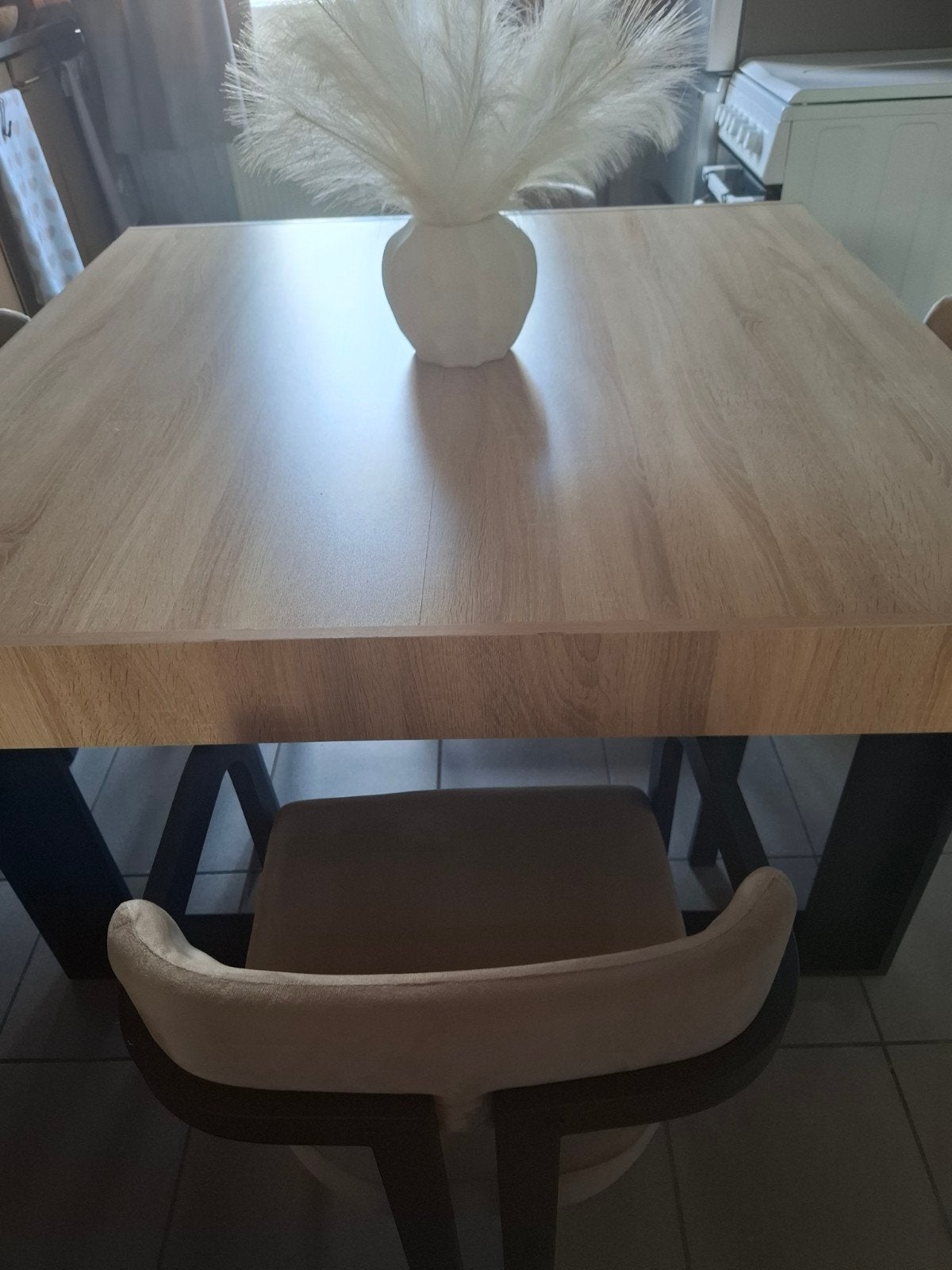 à vendre table carrée 1m20 neuve, Maison & Meubles, Enlèvement
