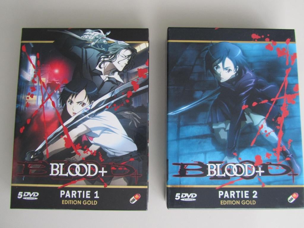 2 x 5DVDBOXEN "BLOOD +" (Anime)(50 episodes), Tekenfilm, Anime (Japans), Ophalen of Verzenden, Zo goed als nieuw