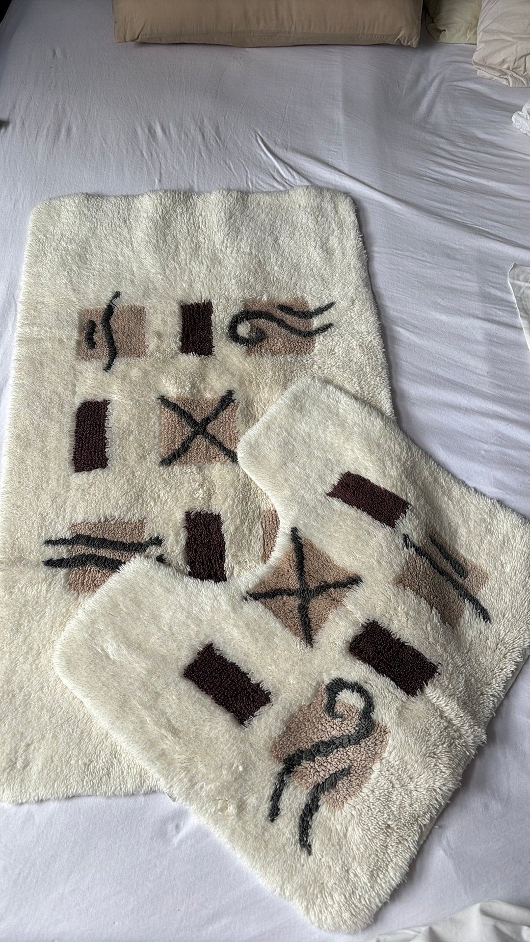 Bad en wcmat, Huis en Inrichting, Woonaccessoires | Plaids en Woondekens, Ophalen of Verzenden, Gebruikt, 60 cm, 100 cm