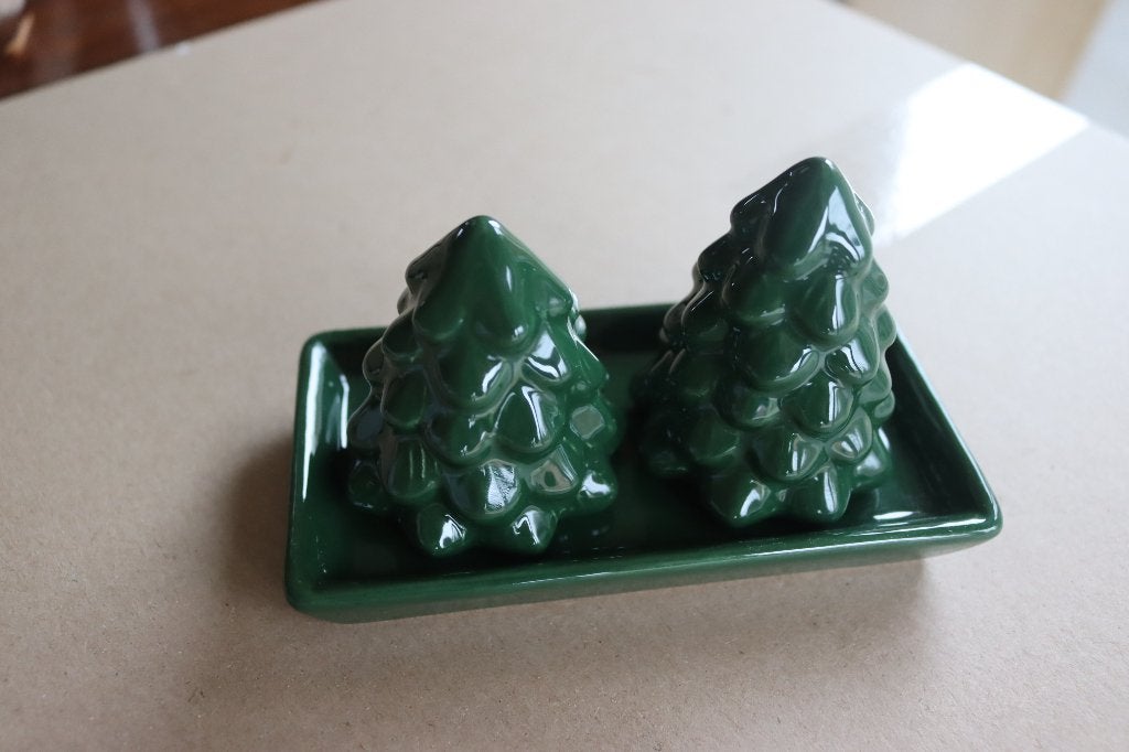 Decoratief kerstboom peper- en zoutvatje, Ophalen, Nieuw, Overige typen