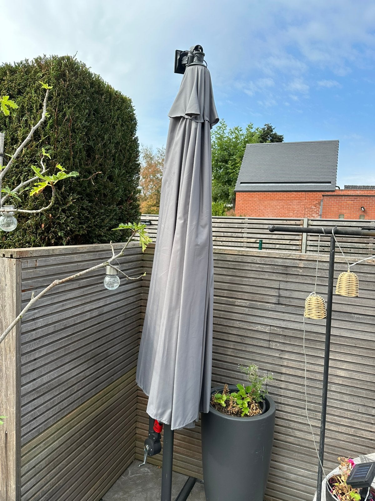 Zweefparasol, Tuin en Terras, Parasols, Ophalen, Zo goed als nieuw, Zweefparasol