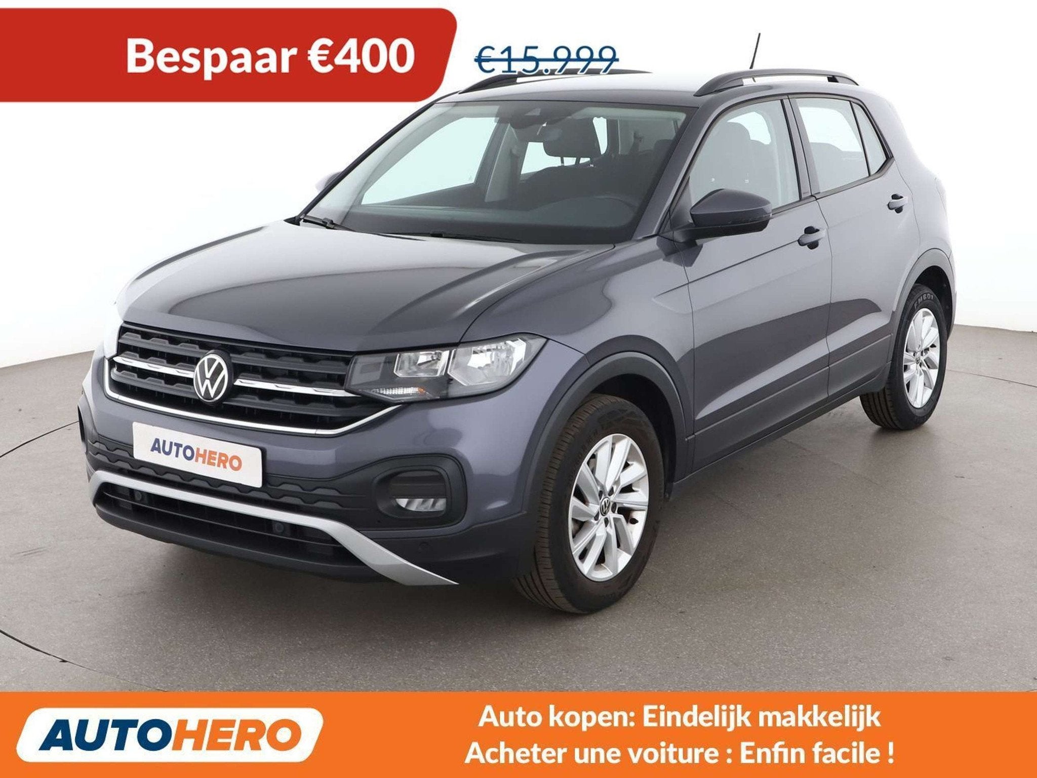 Volkswagen T-Cross 1.0 TSI Life (bj 2022), Auto's, Volkswagen, Voorwielaandrijving, Gebruikt, 95 pk, SUV of Terreinwagen