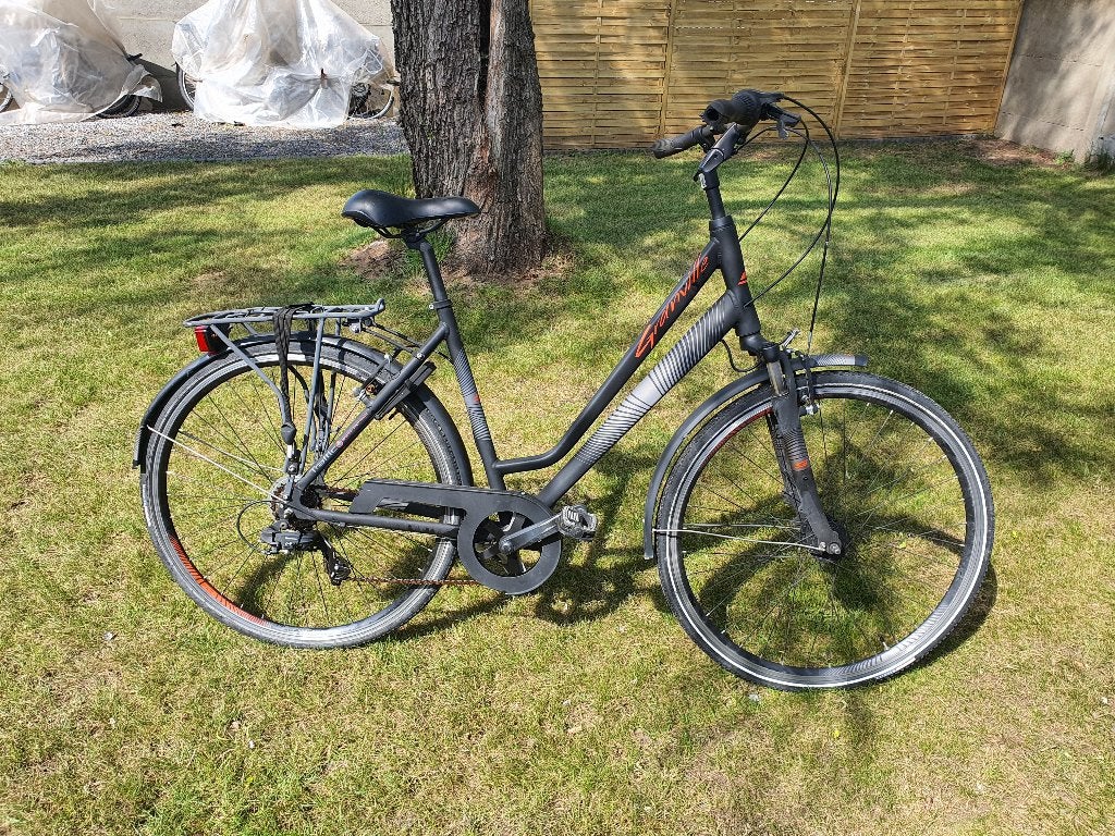 GRAVILE heel moi.stad fiets 28 inch fram.51 met praktische, Versnellingen, Zo goed als nieuw, 50 tot 53 cm, Trommelrem