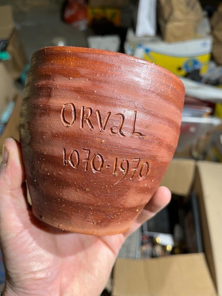 Poterie artisanale Orval - 900 ans (1070-1970), Enlèvement ou Envoi