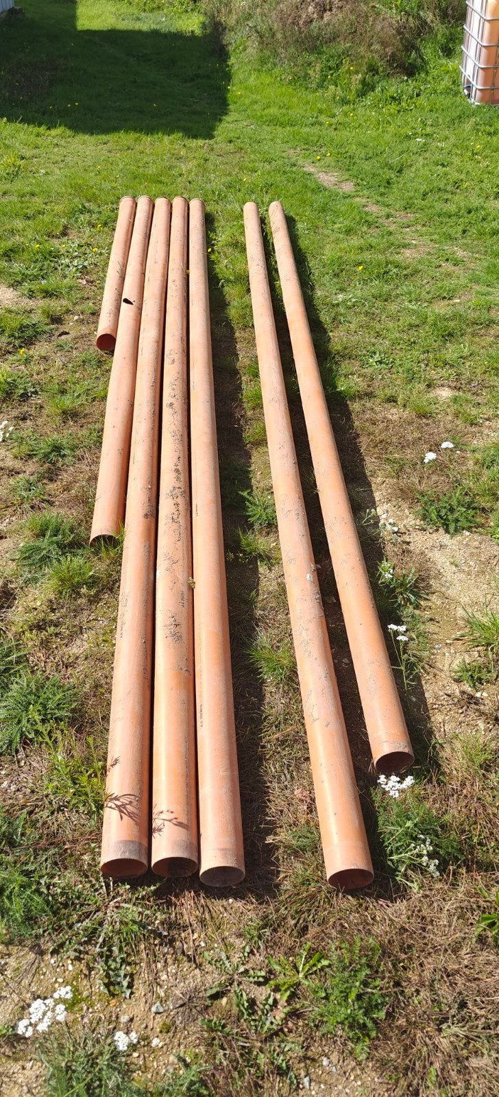 Lot PVC afvoerbuizen met diameter 110 mm, Doe-het-zelf en Bouw, Ophalen, Afvoer, Gebruikt, PVC