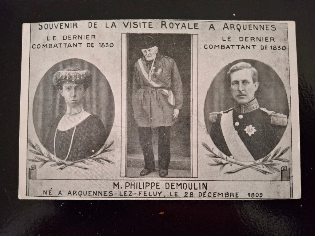 Koningin Elisabeth - Koning Albert I  ( postkaart ), Verzenden, Gebruikt, Kaart, Foto of Prent