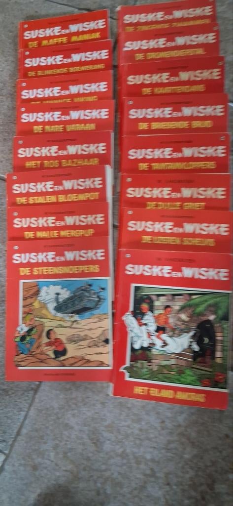 Strips Suske en Wiske, Ophalen