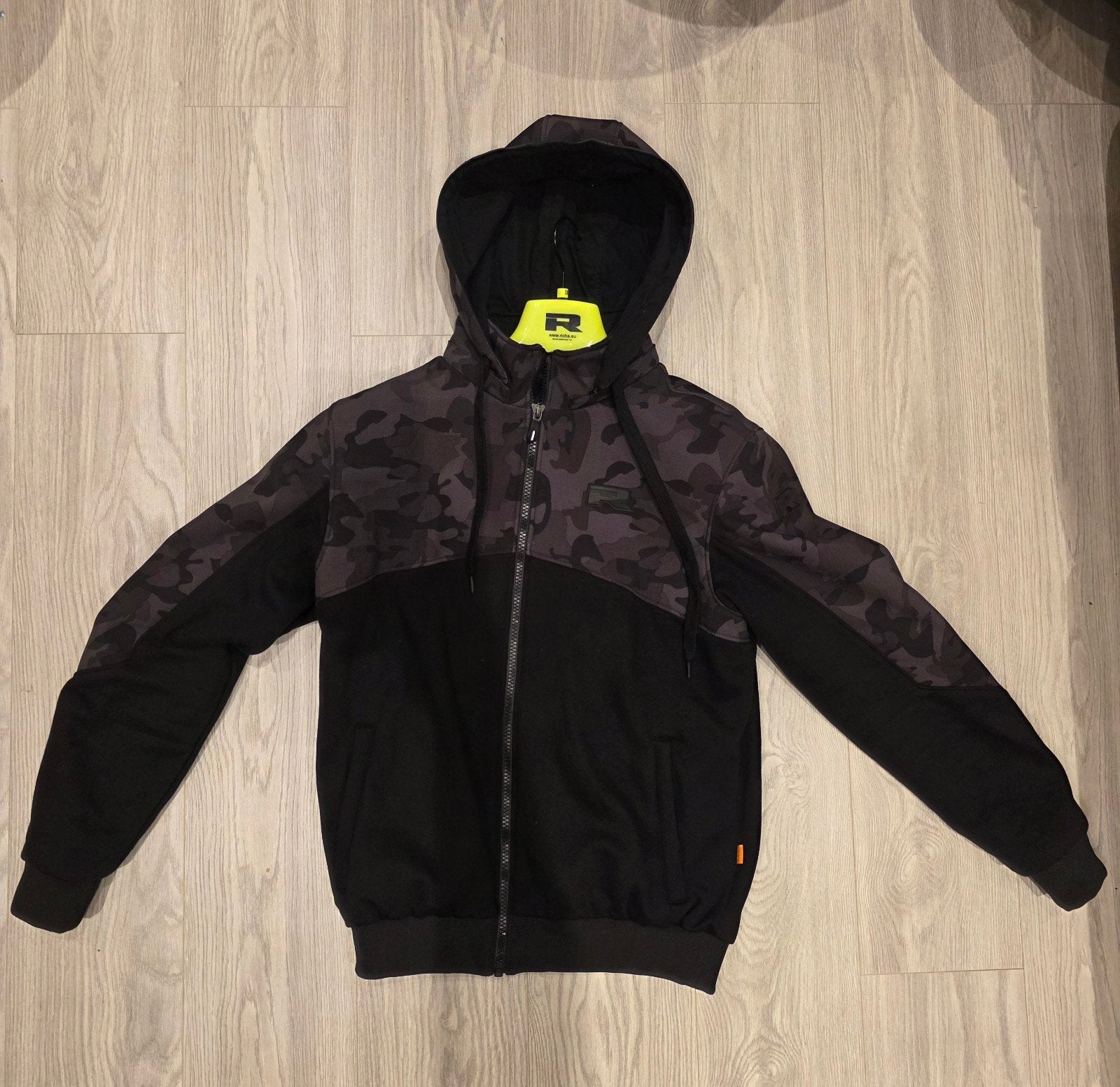 Richa Titan Core Camo motorhoodie — D3O protectoren — 3XL, Overige maten, Ophalen of Verzenden, Zo goed als nieuw, RICHA