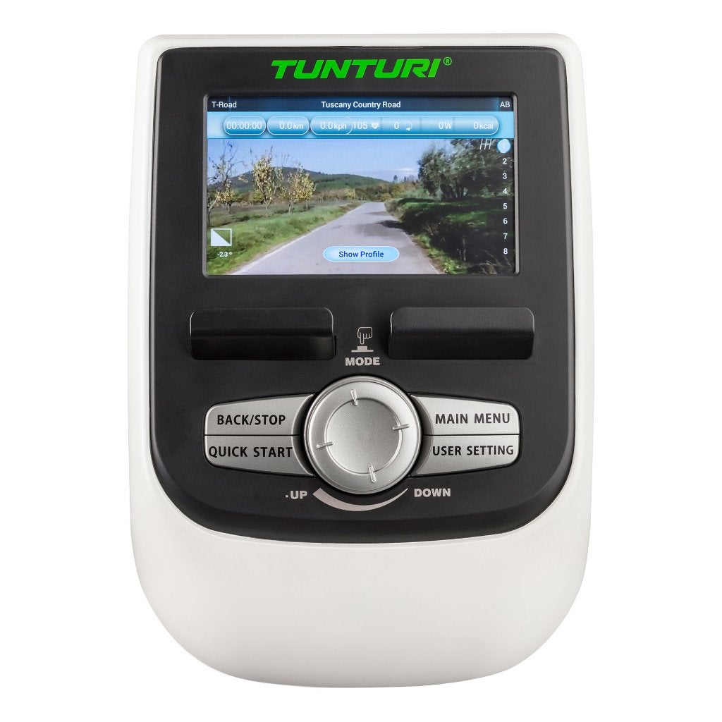 Tunturi Endurance E80 Hometrainer (Ergometer / Inductie), Sport en Fitness, Fitnessapparatuur, Ophalen, Zo goed als nieuw, Metaal