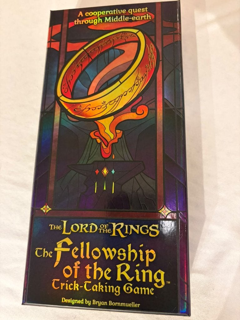LOTR The Fellowship of the Ring – Trick-Taking Game (ENG), Een of twee spelers, Ophalen of Verzenden, Zo goed als nieuw