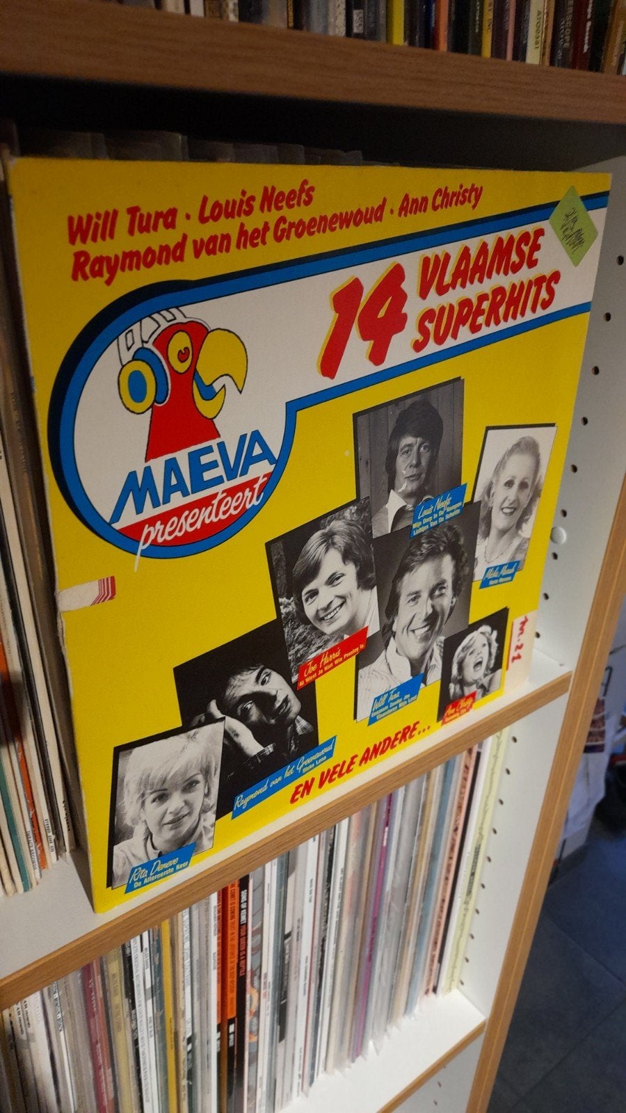 LP: various - maeva presenteert 14 vlaamse superhits, Cd's en Dvd's, LP, Ophalen of Verzenden, Complilatie, 12 inch