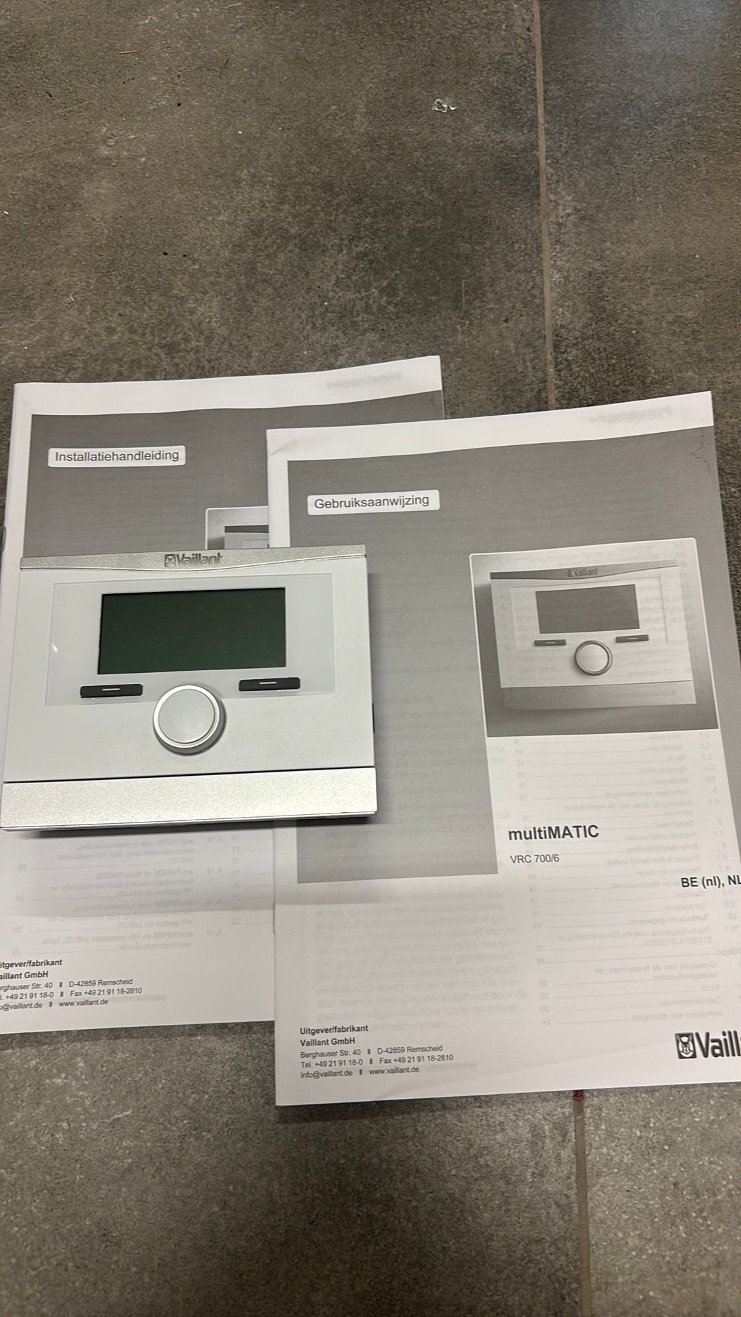 Kamerthermostaat Vaillant, Doe-het-zelf en Bouw, Ophalen of Verzenden, Nieuw