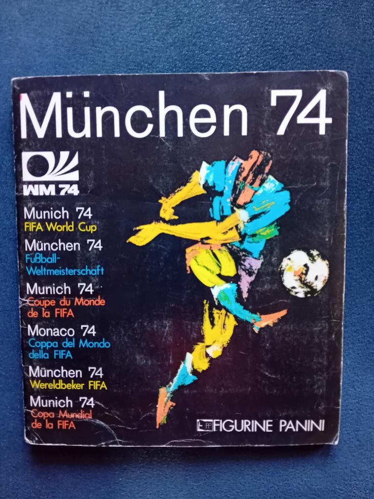 panini stickerboek WK München 74, Ophalen of Verzenden, Zo goed als nieuw, Sport